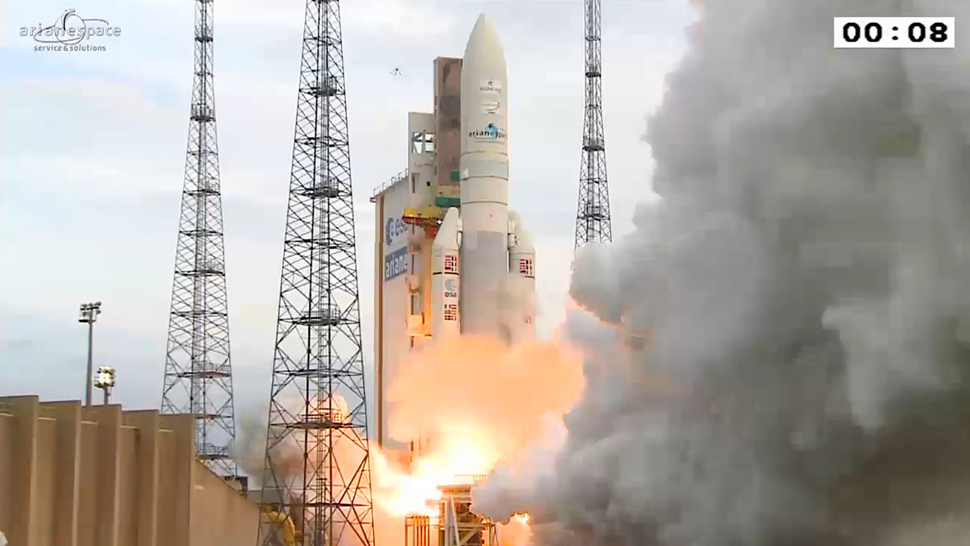 Ariane VA225 | Eutelsat 8 West B and Intelsat 34
