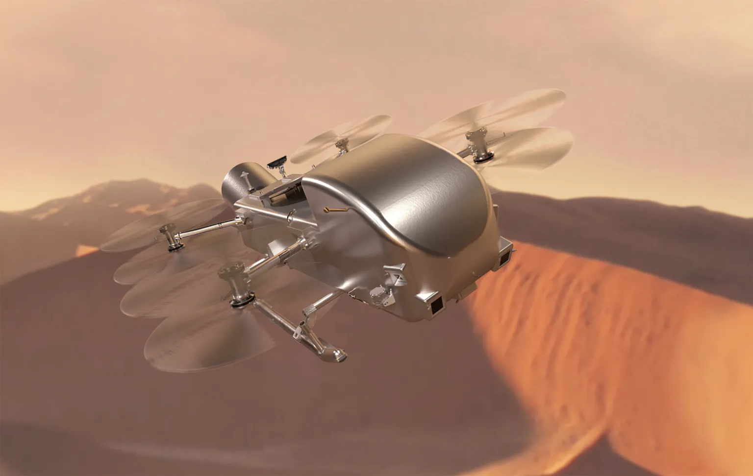Dragonfly Titan Rotorcraft Lander