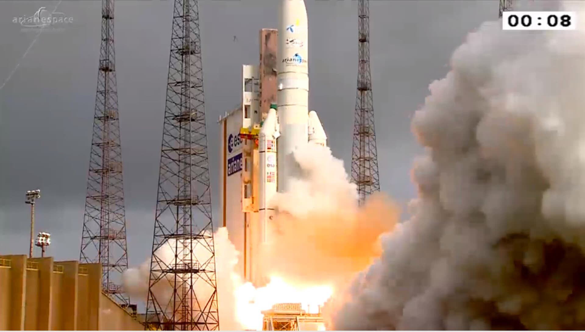 Ariane VA222 | Thor-7 and Sicral-2