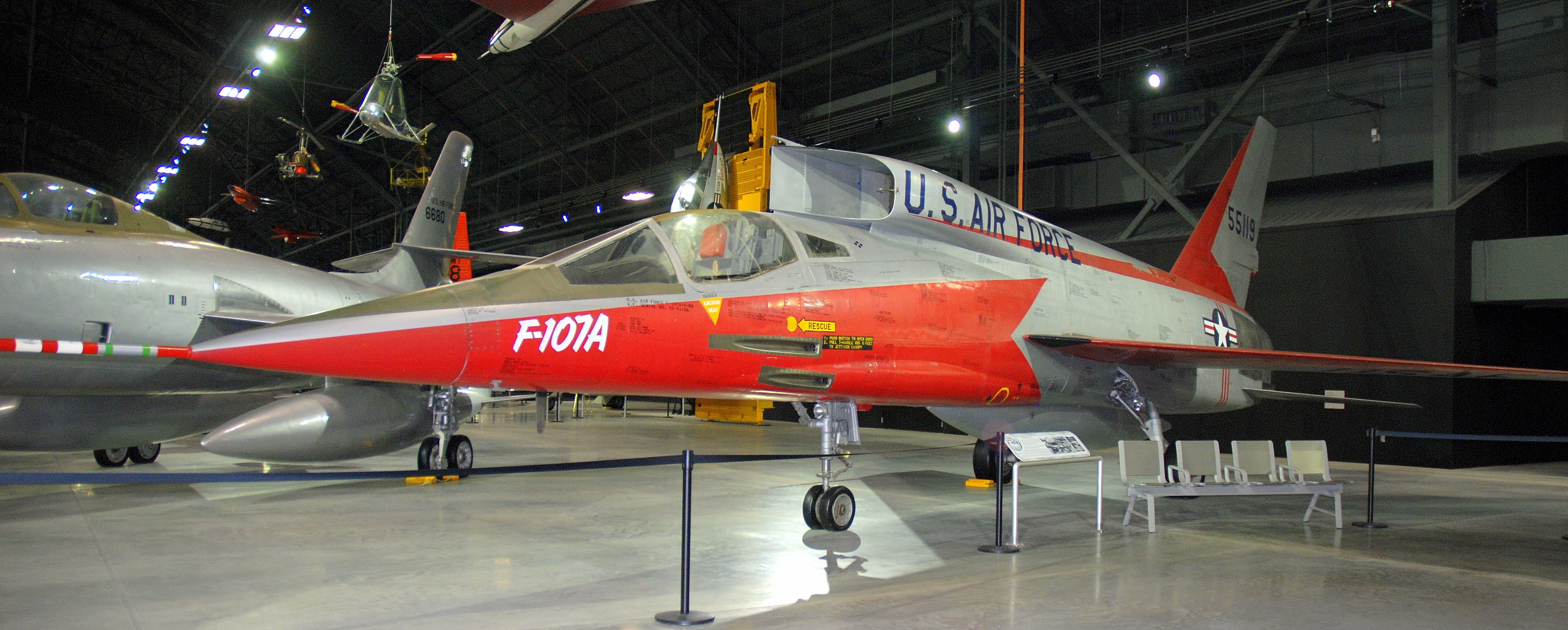 North American F-107A Supersonic Experimental and Research Aircraft Family