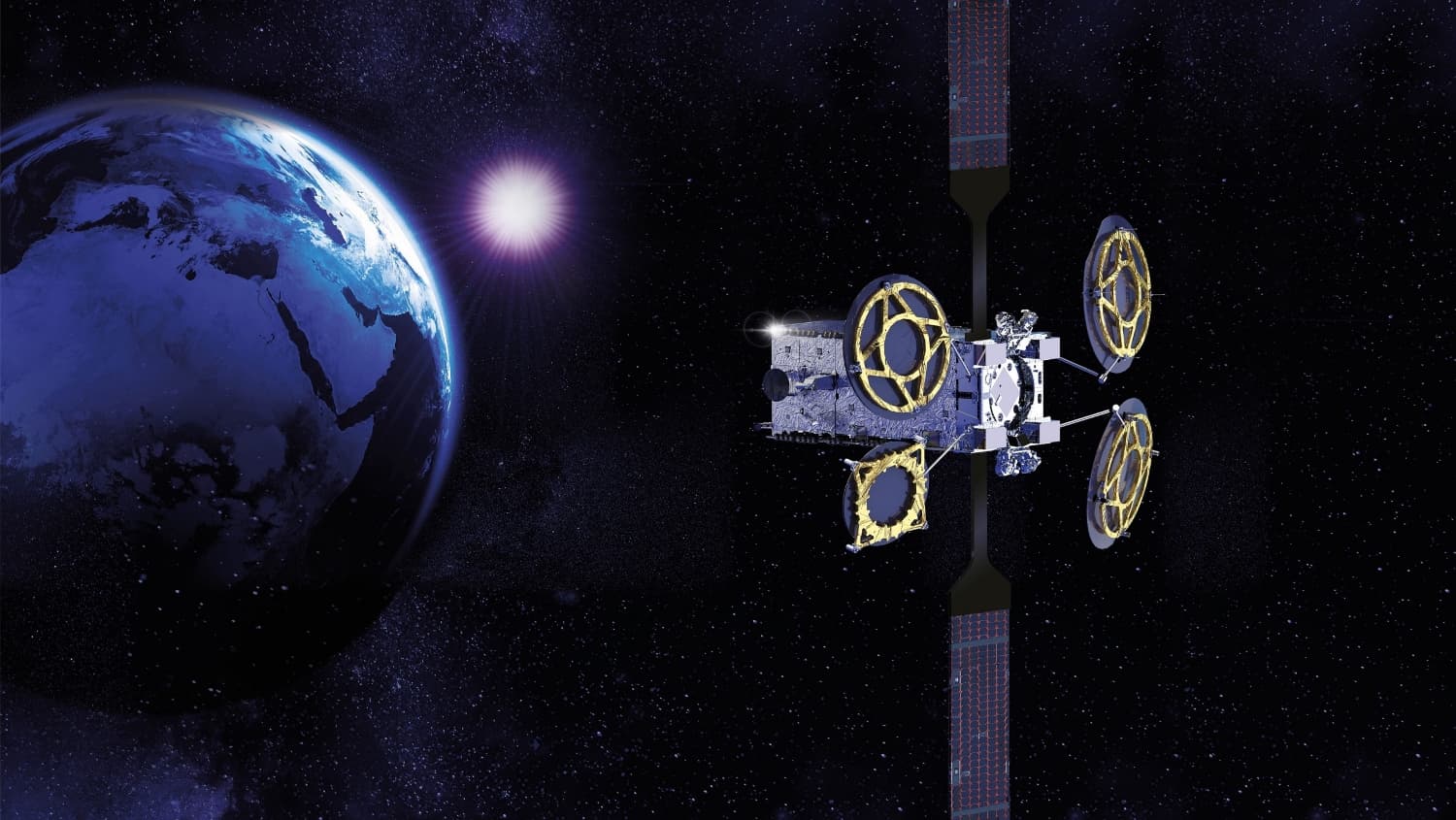 ASTRA 1P communications satellite