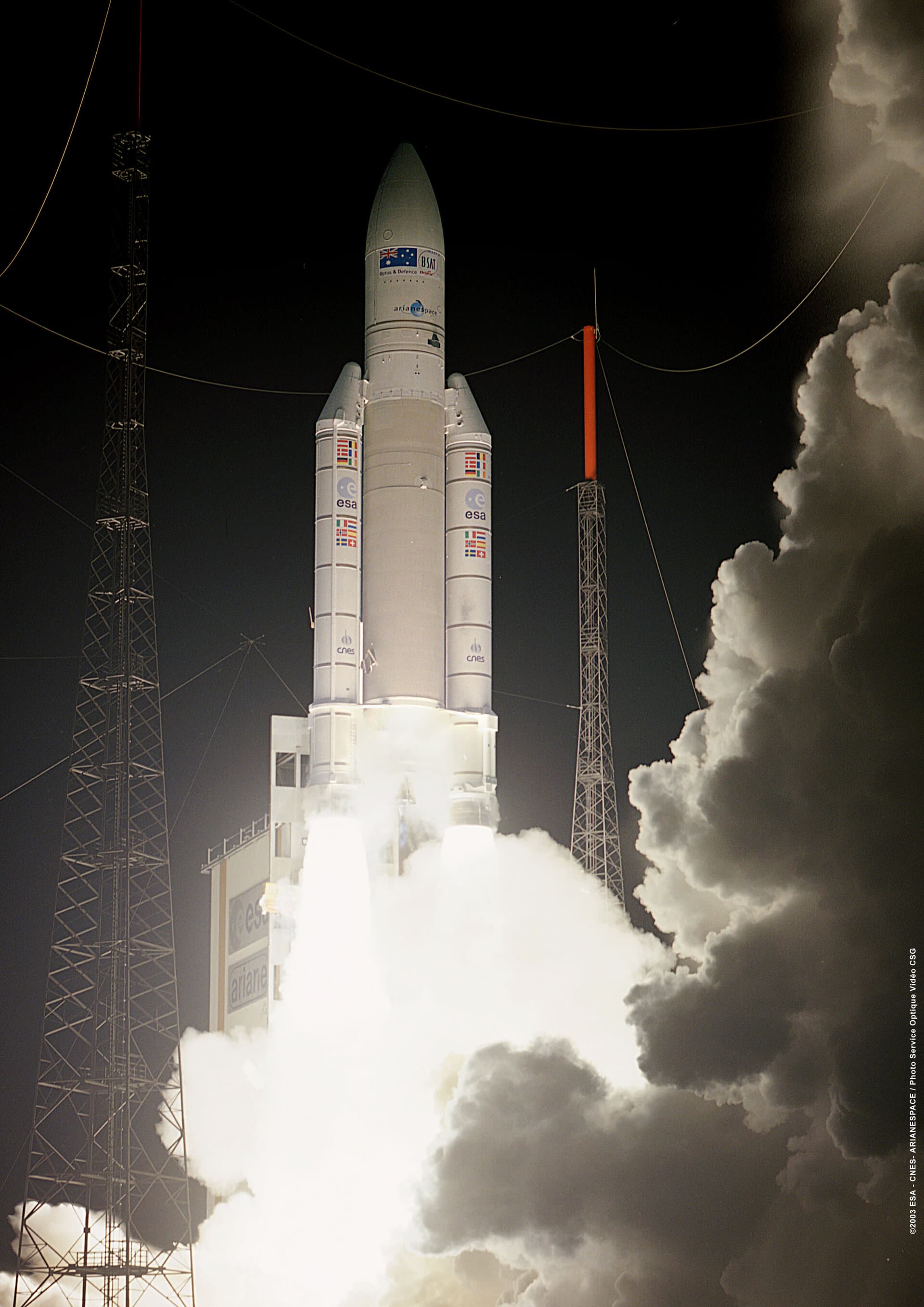Ariane 515 | Optus C1 and BSAT-2c