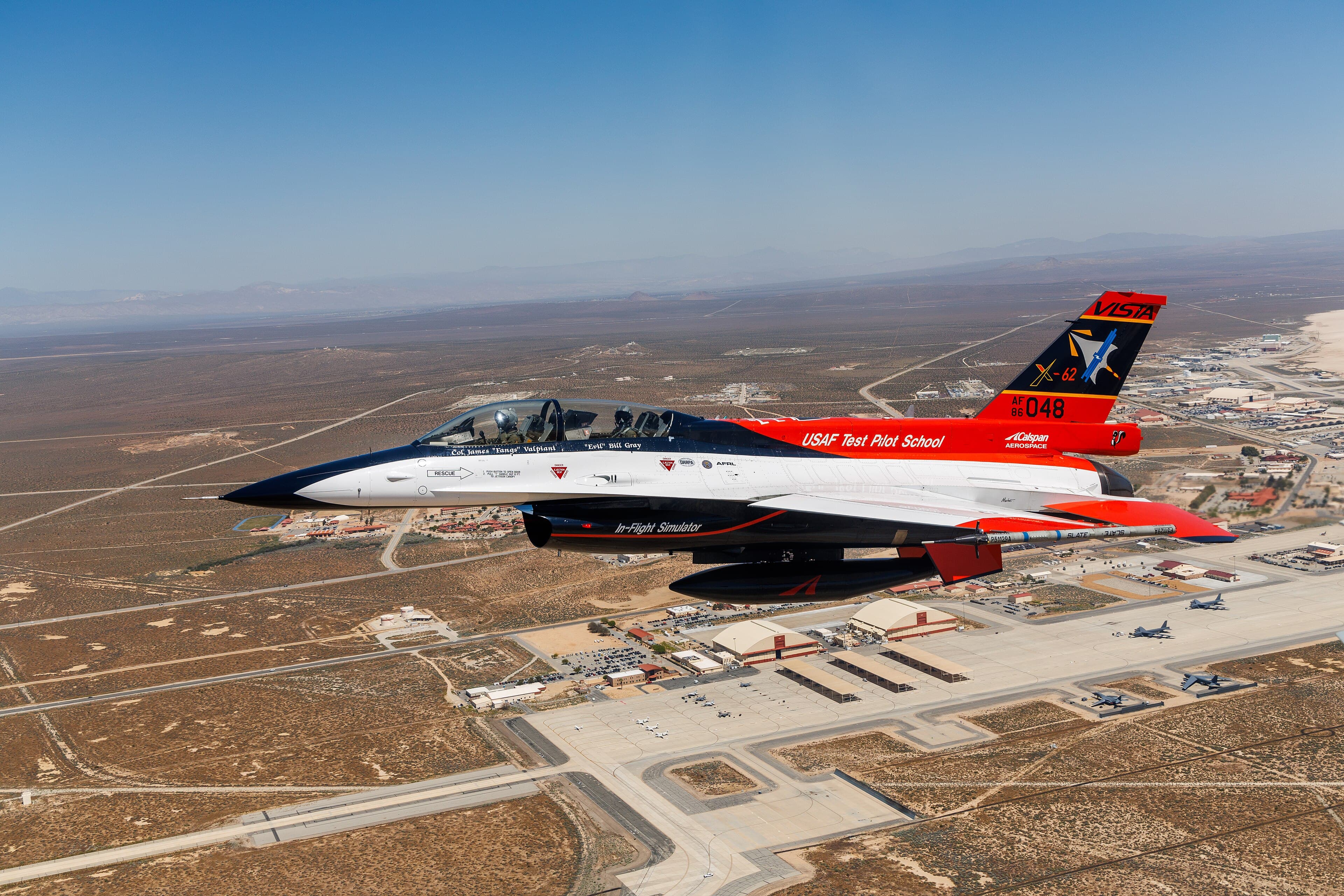 Lockheed Martin X-62A Variable In-flight Simulator Test Aircraft Family
