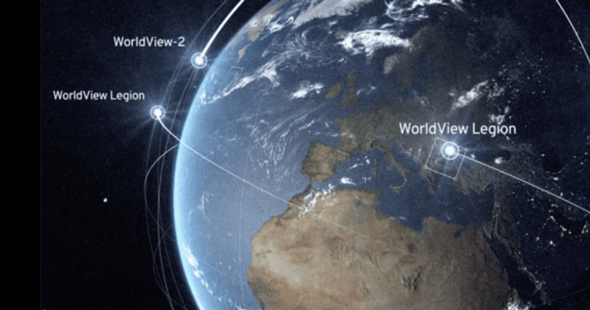 WorldView Legion Earth-observation satellite
